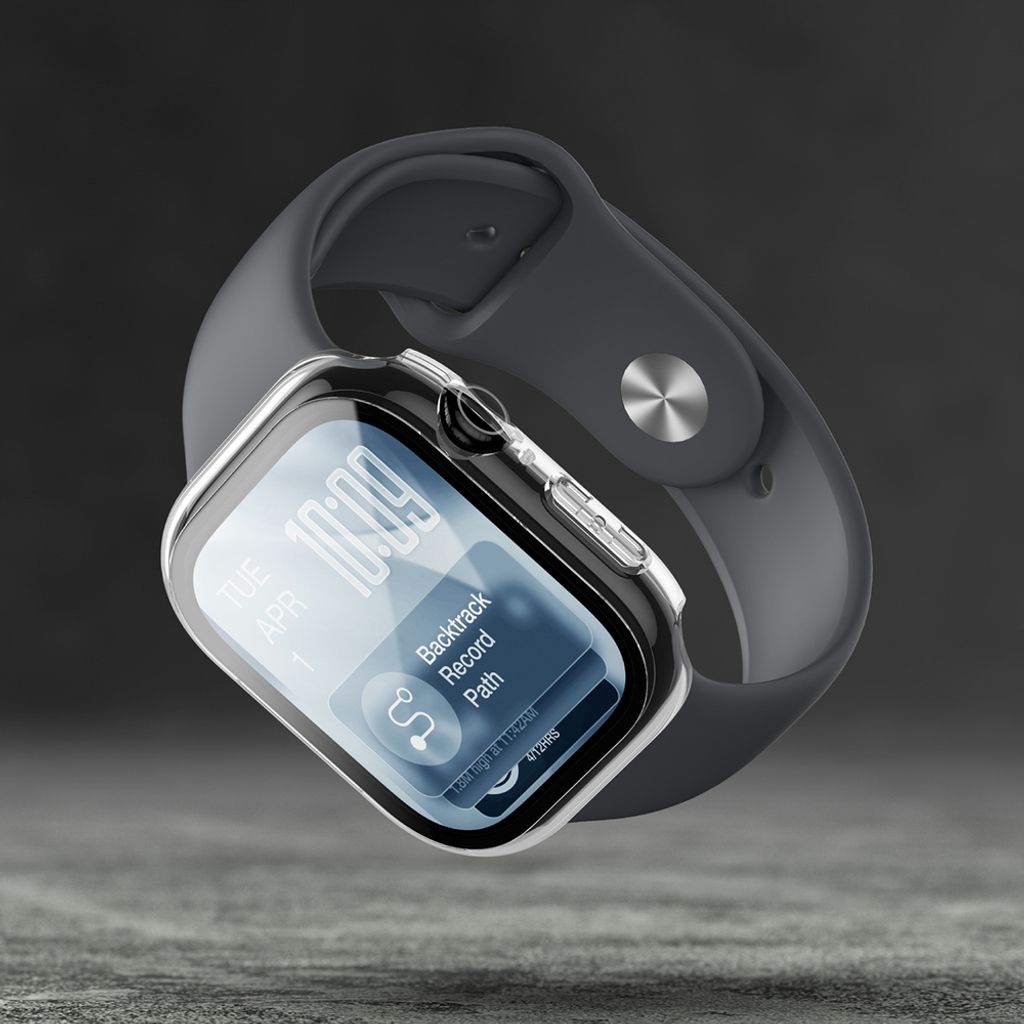 AmazingThing Radix kuori Apple Watch 42mm - Läpinäkyvä