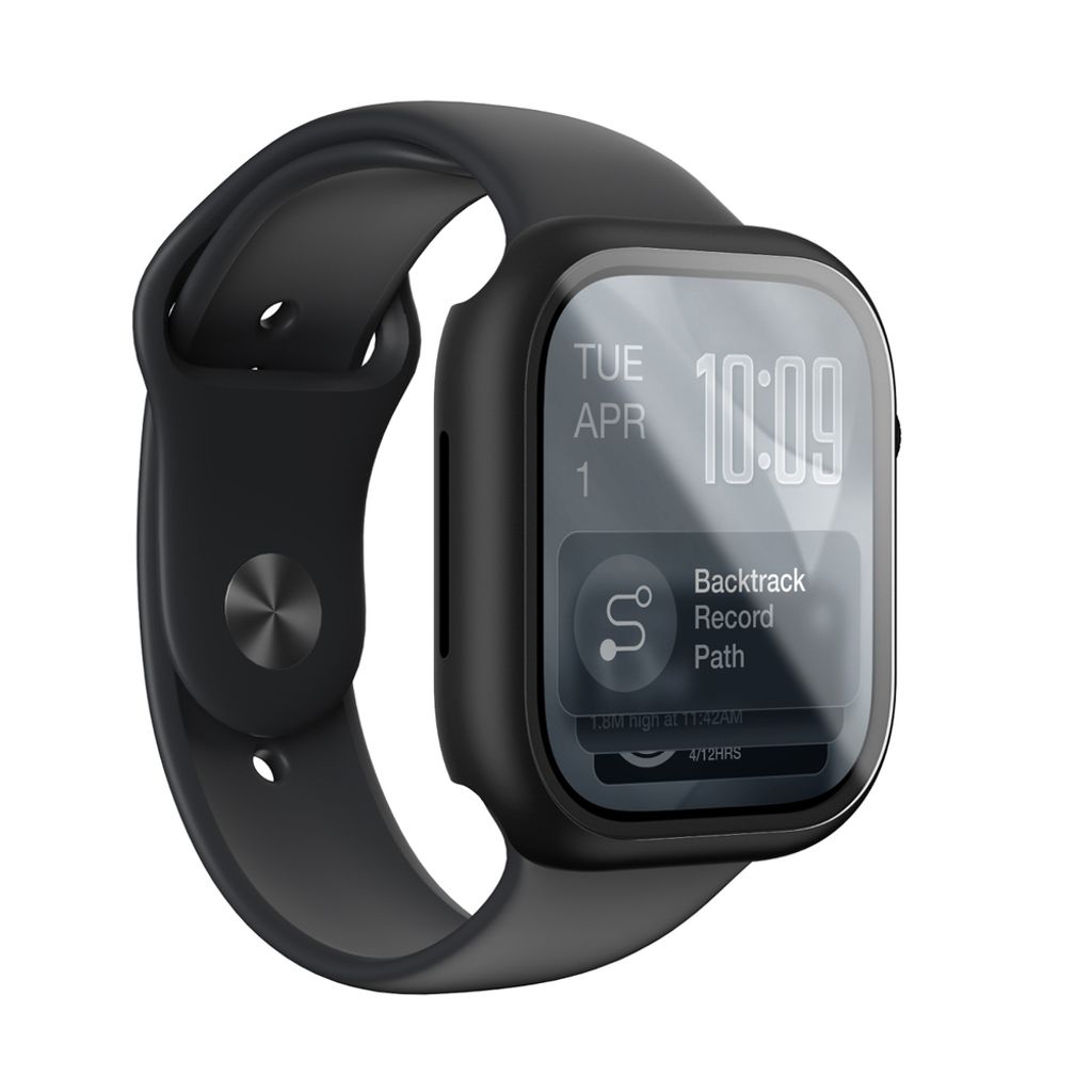 AmazingThing Radix kuori Apple Watch 11 42mm - Musta