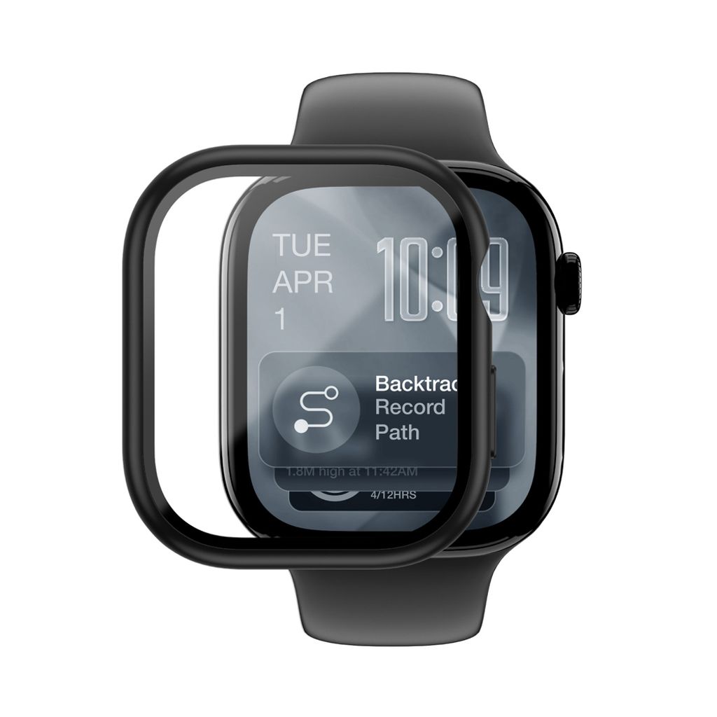 AmazingThing Radix kuori Apple Watch 11 42mm - Musta