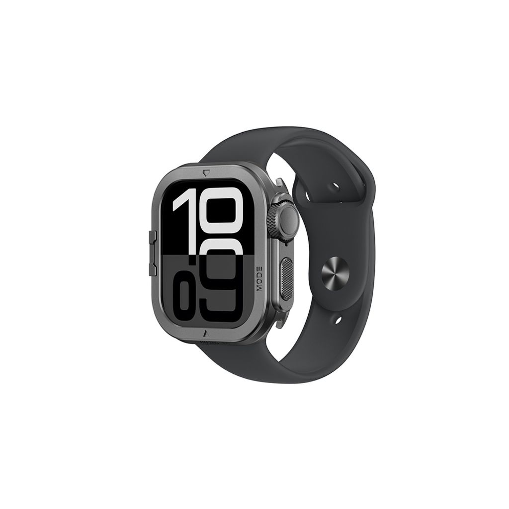 AmazingThing Titan Pro kuori Apple Watch 11 46mm  - Musta