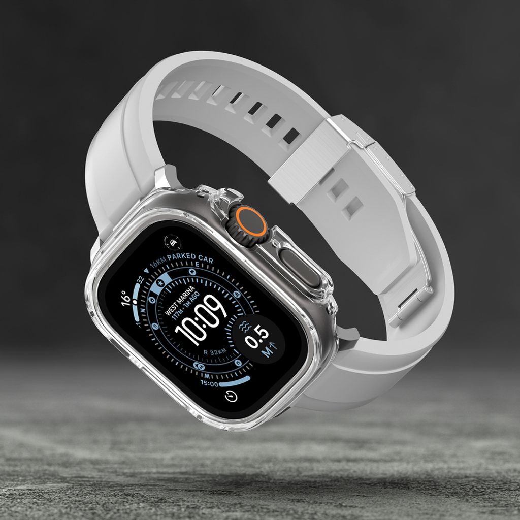 AmazingThing Minimal kuori Apple Watch UItra 3 49mm  - Läpinäkyvä