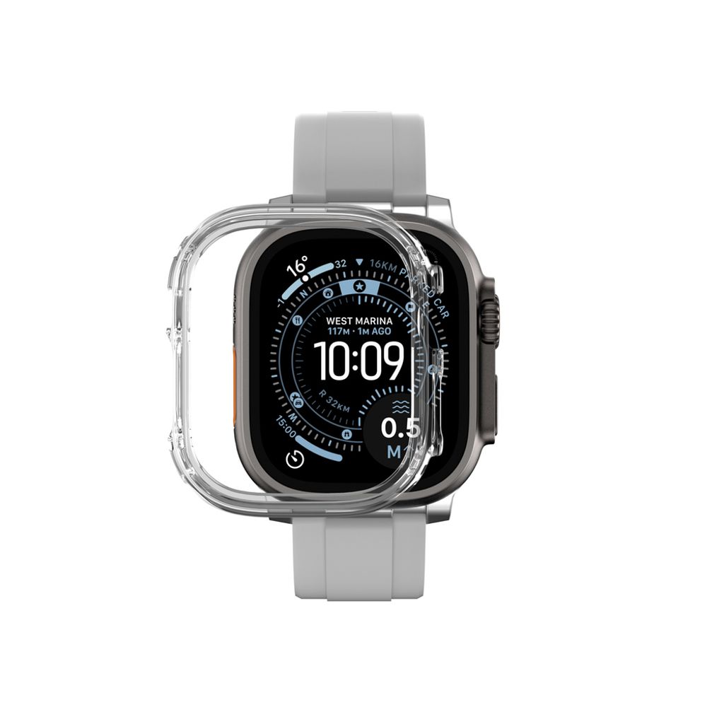 AmazingThing Minimal kuori Apple Watch UItra 3 49mm  - Läpinäkyvä