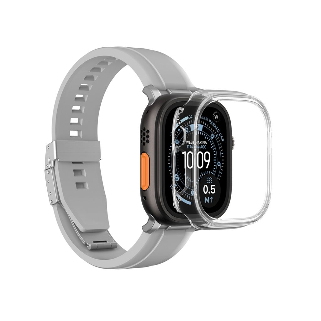 AmazingThing Minimal kuori Apple Watch UItra 3 49mm  - Läpinäkyvä