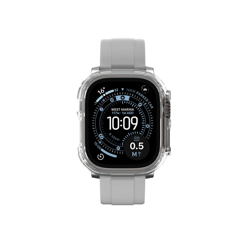 AmazingThing Minimal kuori Apple Watch UItra 3 49mm  - Läpinäkyvä