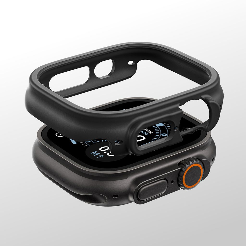 AmazingThing Minimal kuori Apple Watch UItra 3 49mm - Musta