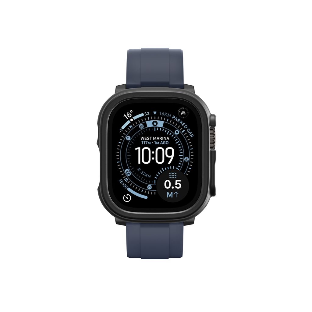 AmazingThing Minimal kuori Apple Watch UItra 3 49mm - Musta