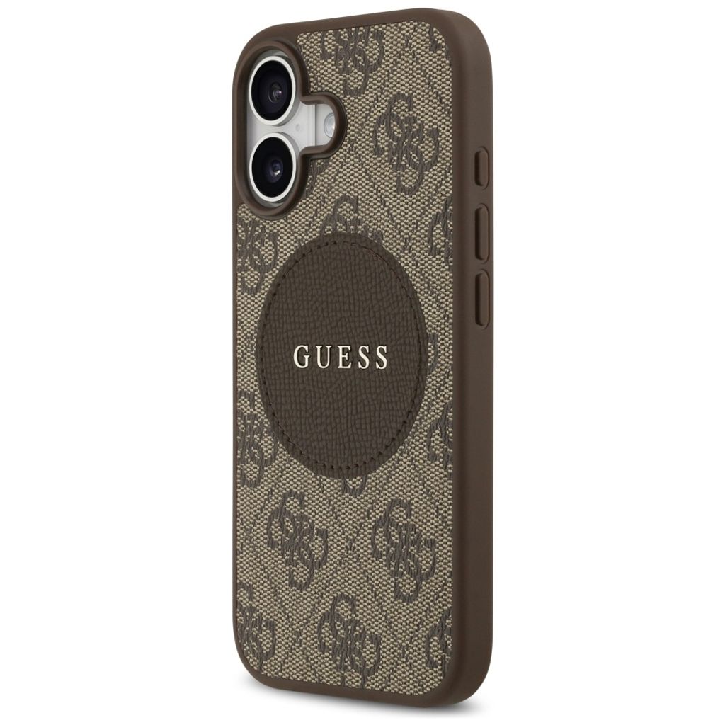 Guess 4G Circle Classic Logo MagSafe -kuori till iPhone 17 - Ruskea