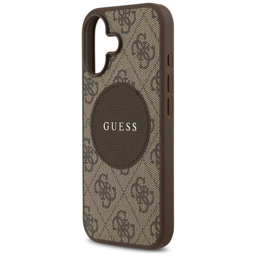 Guess 4G Circle Classic Logo MagSafe -kuori till iPhone 17 - Ruskea