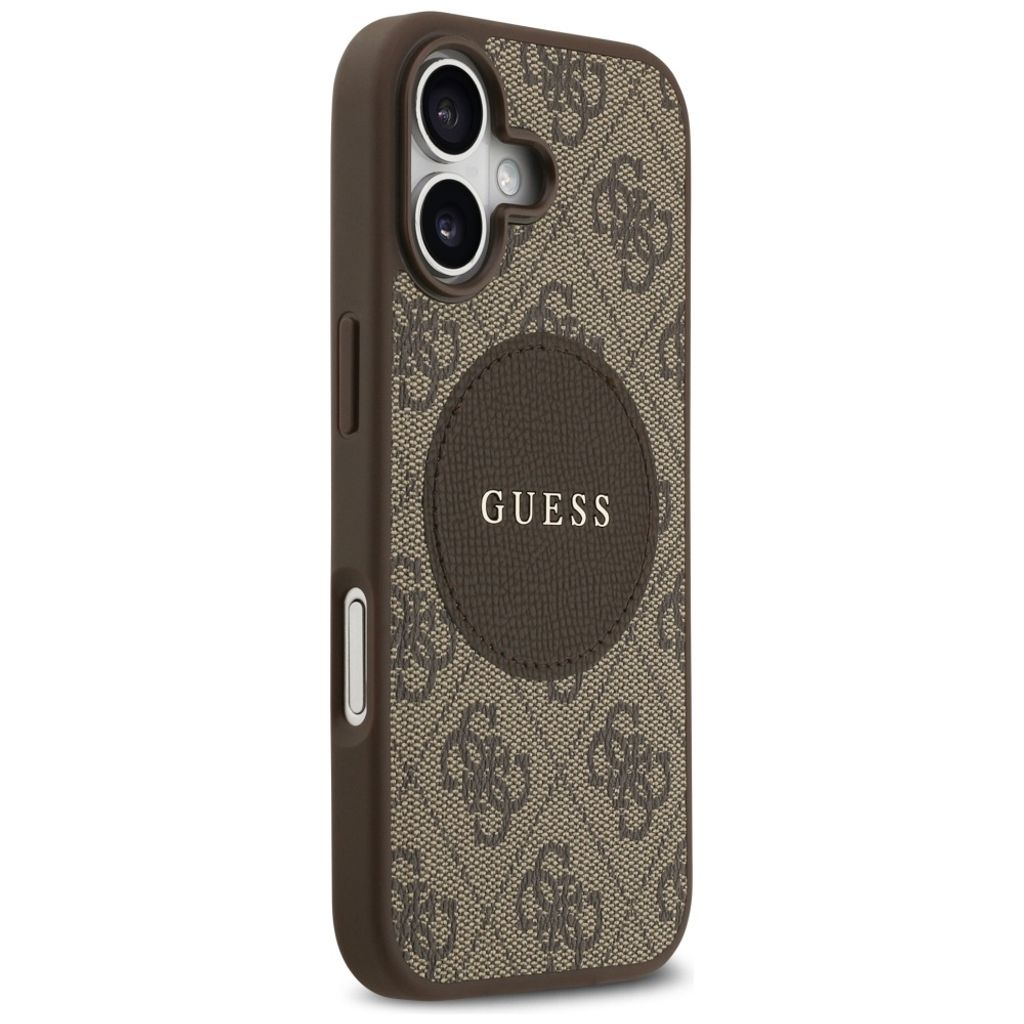 Guess 4G Circle Classic Logo MagSafe -kuori till iPhone 17 - Ruskea