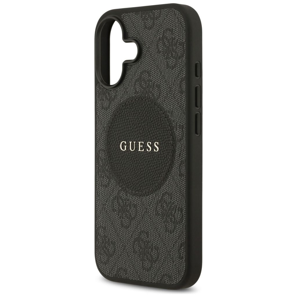 Guess 4G Circle Classic Logo MagSafe -kuori till iPhone 17 - Musta