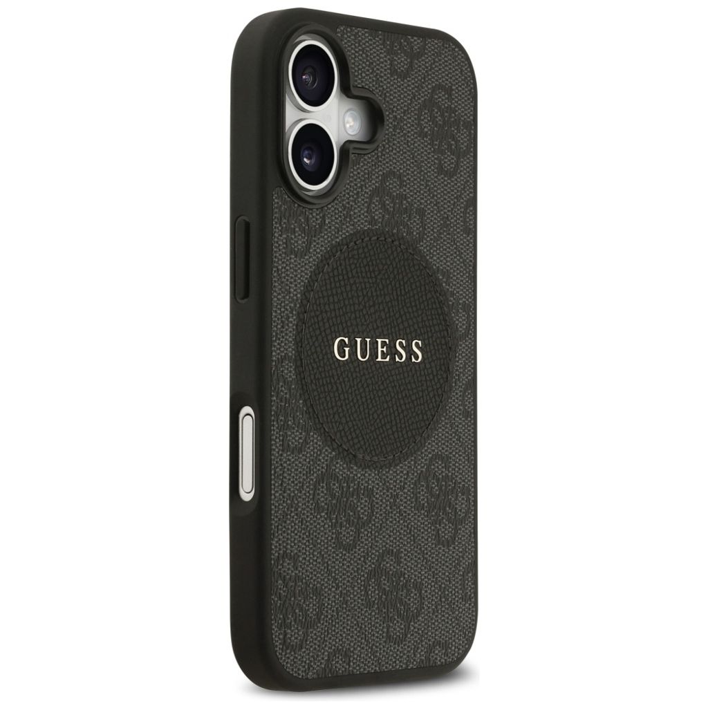 Guess 4G Circle Classic Logo MagSafe -kuori till iPhone 17 - Musta