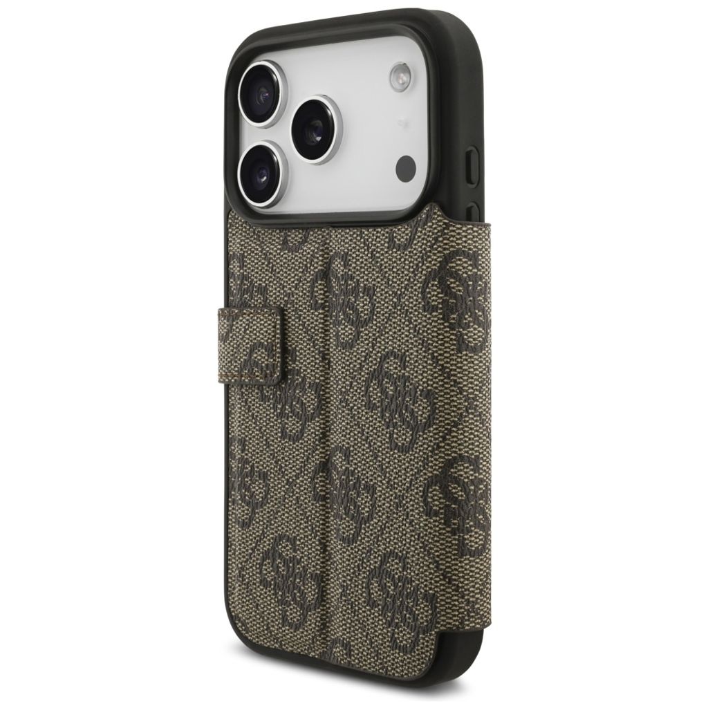 Guess 4G Metal Logo -kotelo till iPhone 17 Pro - Ruskea