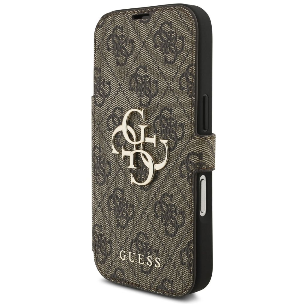 Guess 4G Metal Logo -kotelo till iPhone 17 Pro - Ruskea