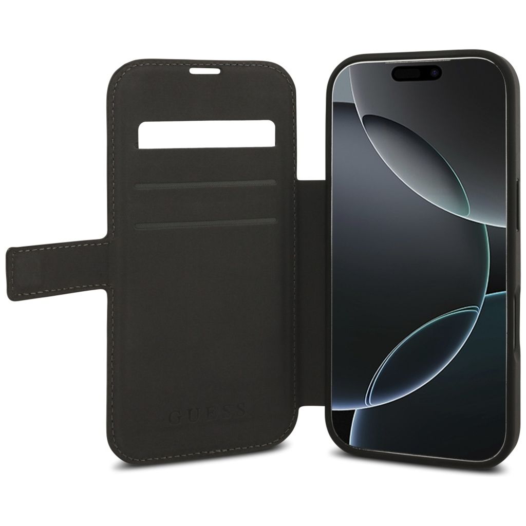 Guess 4G Metal Logo -kotelo till iPhone 17 Pro - Ruskea