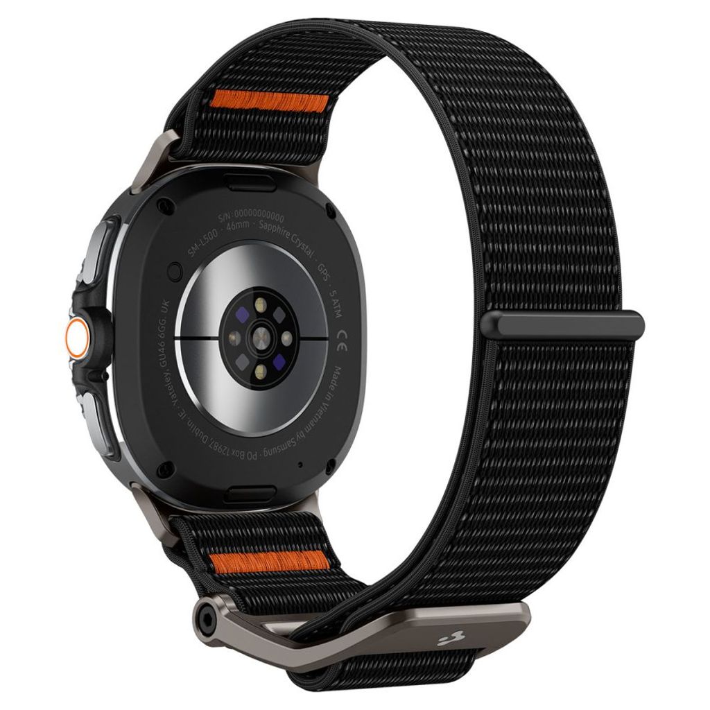 Spigen DuraPro Flex Kellonranneke Samsung Galaxy Watch 40/44/46mm - Musta