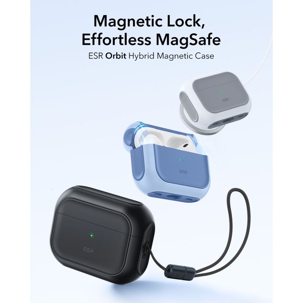 ESR Orbit HaloLock MagSafe Skal till AirPods Pro 3 - Svart
