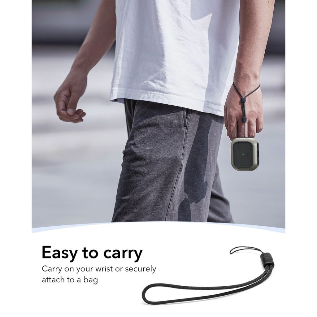 ESR Orbit HaloLock MagSafe Skal till AirPods Pro 3 - Grå/Svart