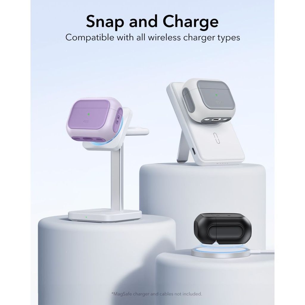 ESR Orbit Halolock MagSafe Kuori AirPods Pro - Violetti