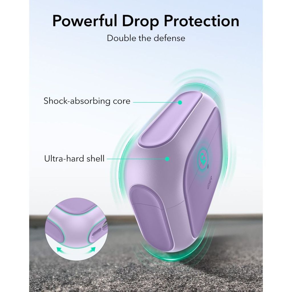 ESR Orbit Halolock MagSafe Kuori AirPods Pro - Violetti