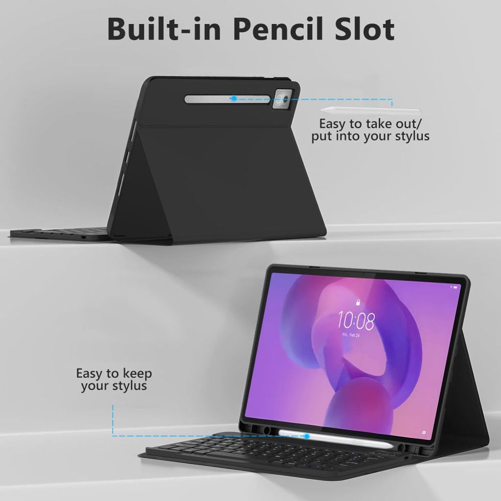 Tech-Protect SC Pen Fodral till Lenovo Idea Tab Pro/Pro Mt 12.7" - Svart
