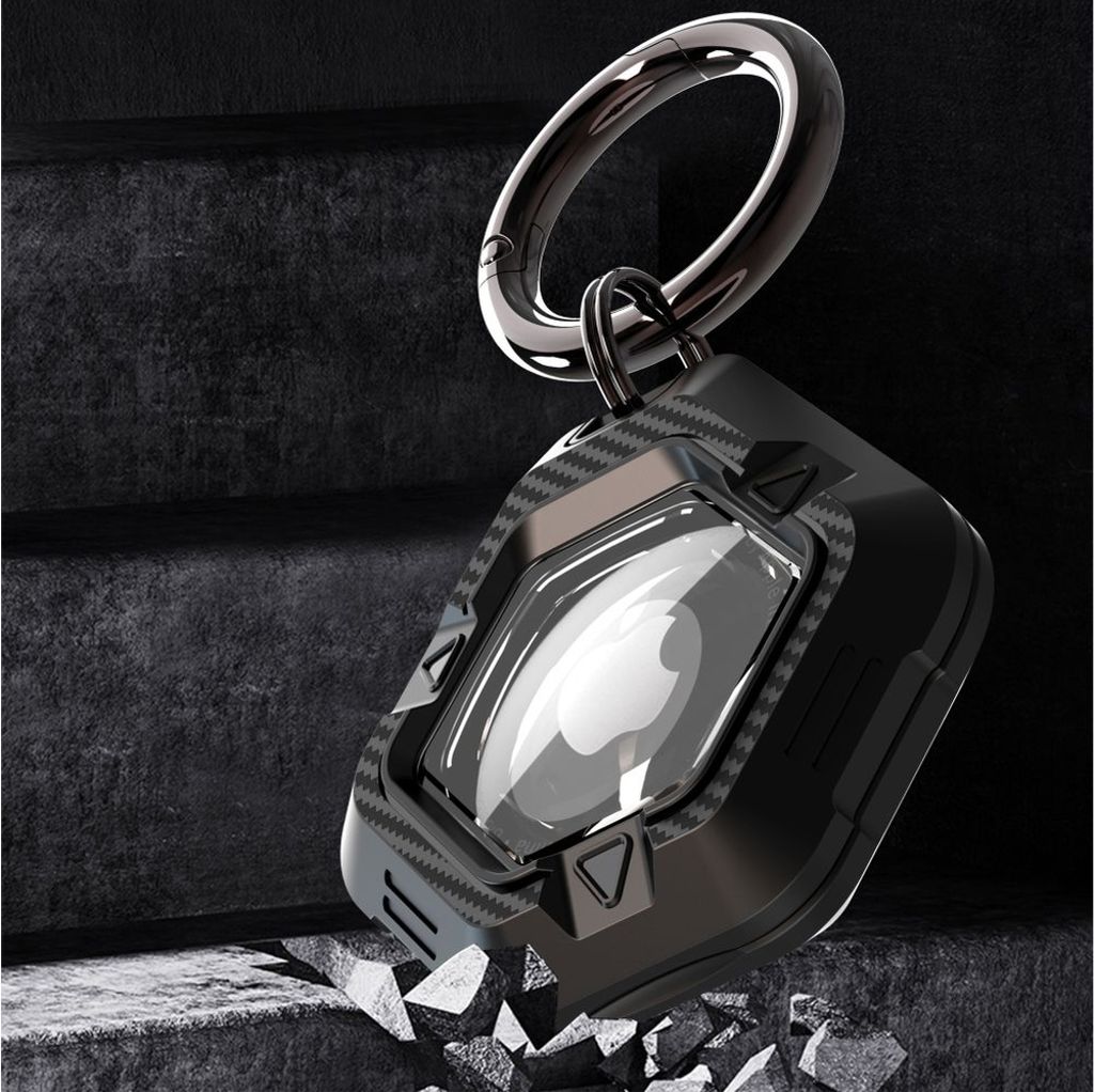 Tech-Protect Defense Kuori Apple AirTag 1/2 - Musta