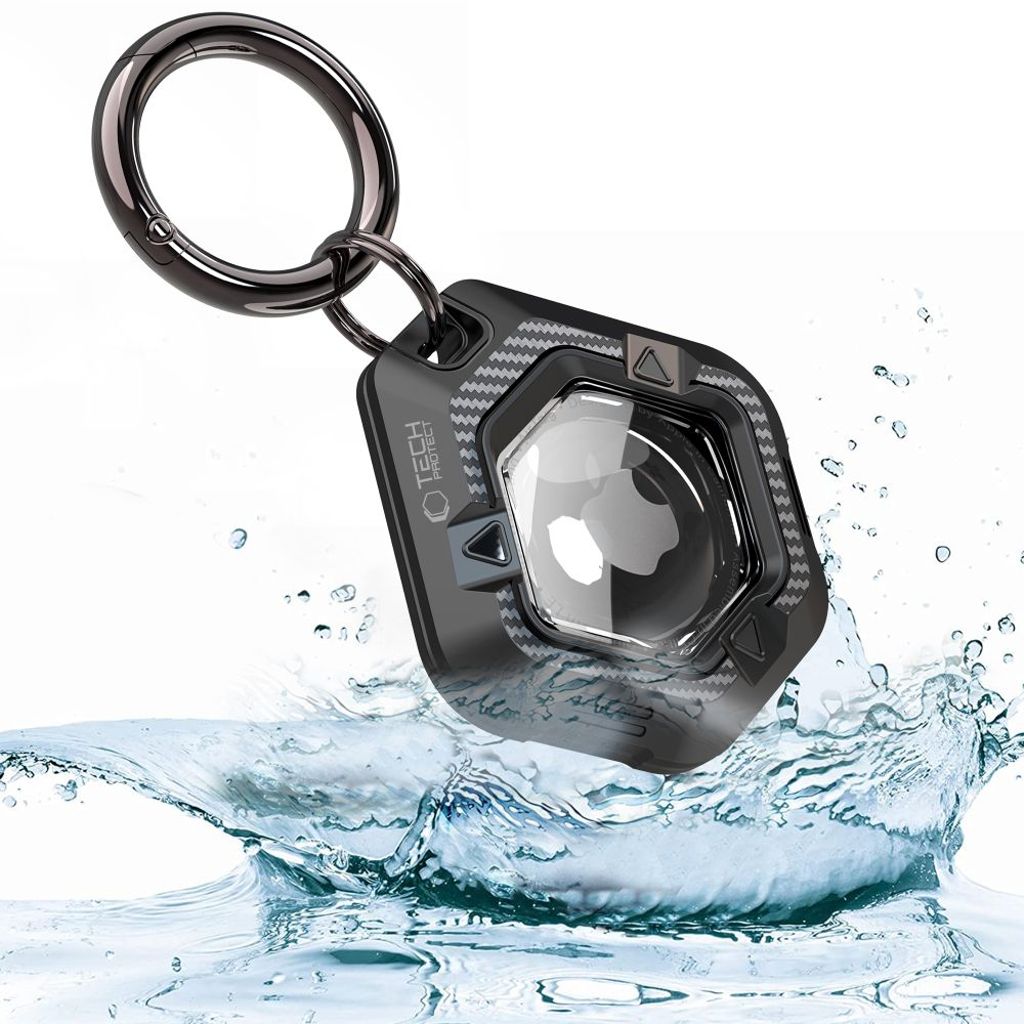 Tech-Protect Defense Kuori Apple AirTag 1/2 - Musta