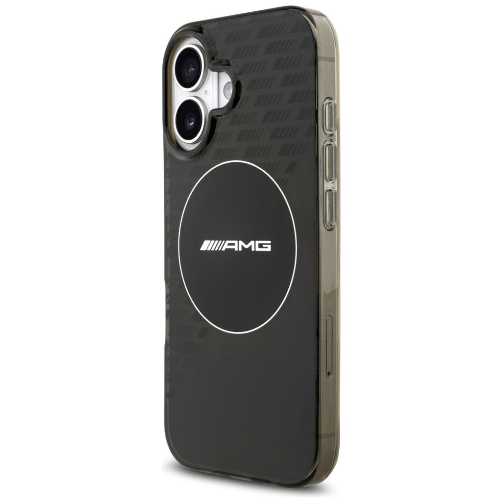 Mercedes AMG Double Layer Smocked MagSafe -kuori till iPhone 17 - Musta