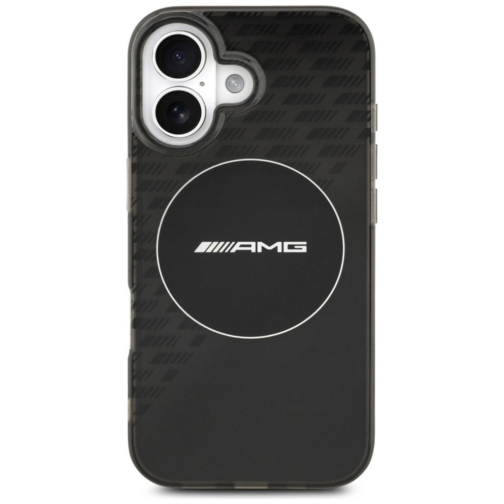 Mercedes AMG Double Layer Smocked MagSafe -kuori till iPhone 17 - Musta