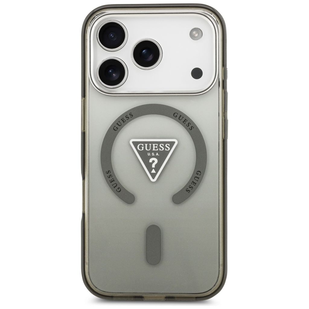 Guess IML Gradient Triangle Logo MagSafe -kuori till iPhone 17 Pro - Vihreä