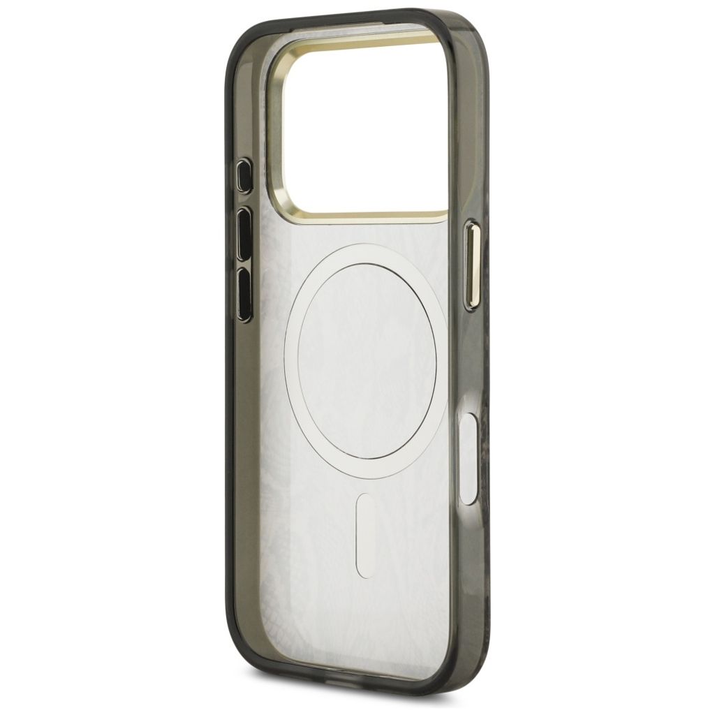 Guess Python Pattern MagSafe -kuori till iPhone 17 Pro - Ruskea