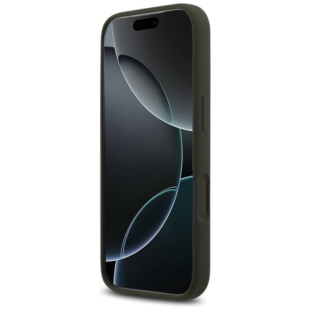 Guess Silicone Big 4G Script -kuori till iPhone 17 Pro Max - Vihreä