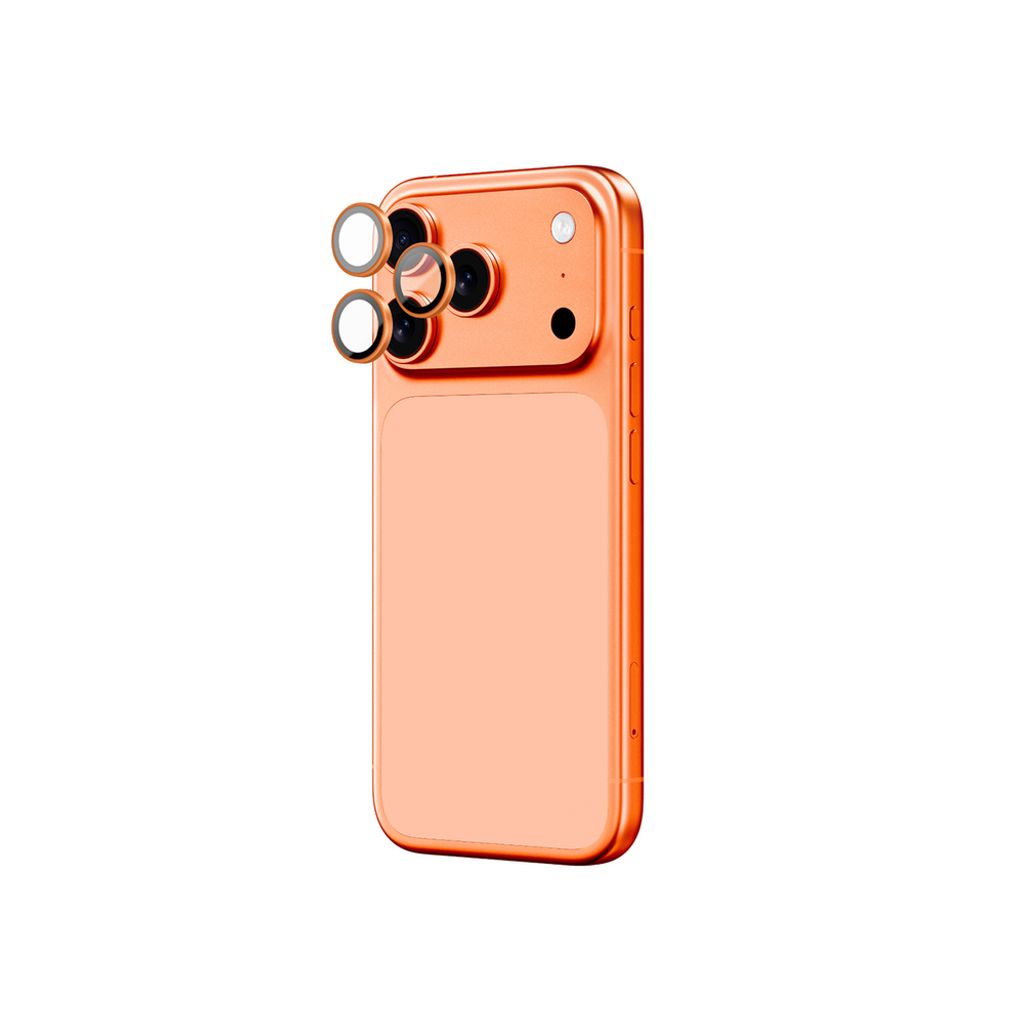 AmazingThing AR Sapphire Linssinsuoja till iPhone 17 Pro/17 Pro Max - Oranssi