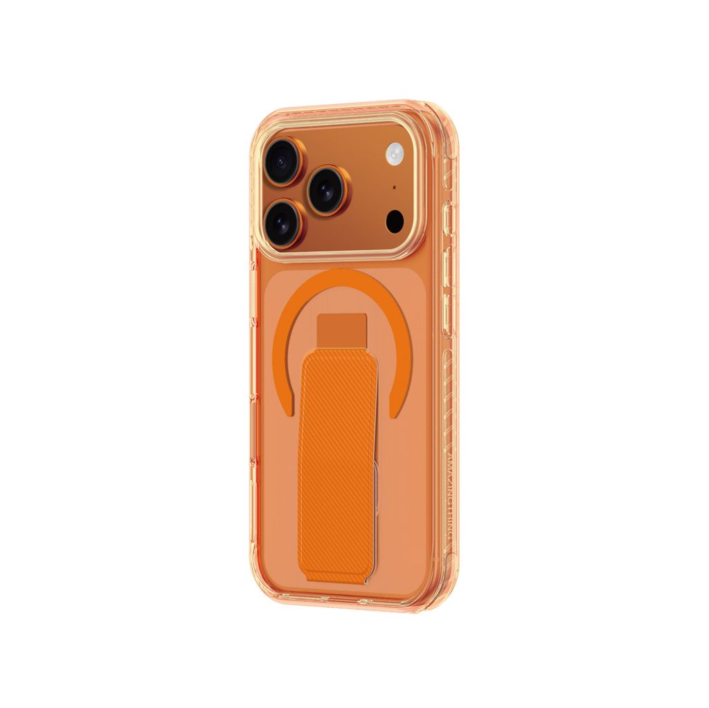 AmazingThing Titan Pro Holder MagSafe -kuori till iPhone 17 Pro Max - Oranssi