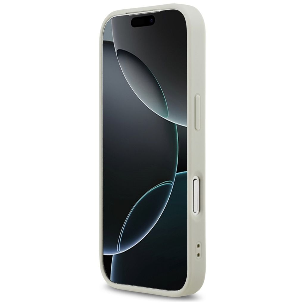 DKNY Checkered with Printed Stripes Deksel till iPhone 17 Pro - Beige