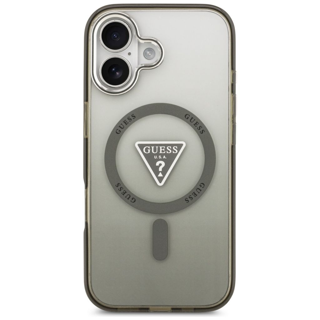 Guess IML Gradient Triangle Logo MagSafe -kuori till iPhone 17 - Oliivinvihreä