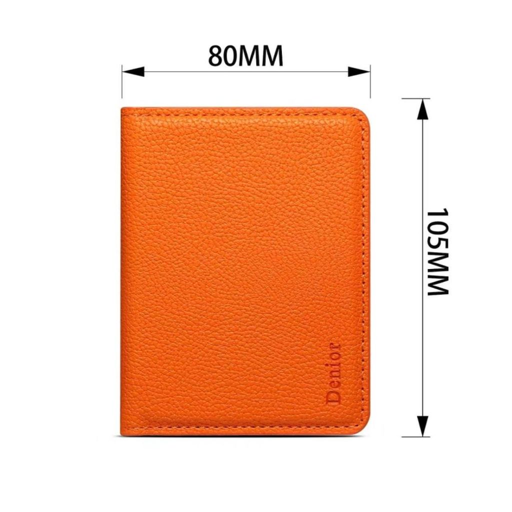 DENIOR MagSafe Wallet Magnetisk Kortholder for Mobiltelefon - Oransje
