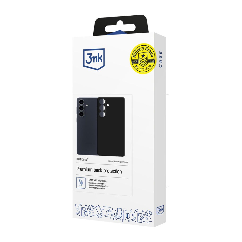 3mk Matt Skal till Samsung Galaxy S26 Plus - Matt Svart
