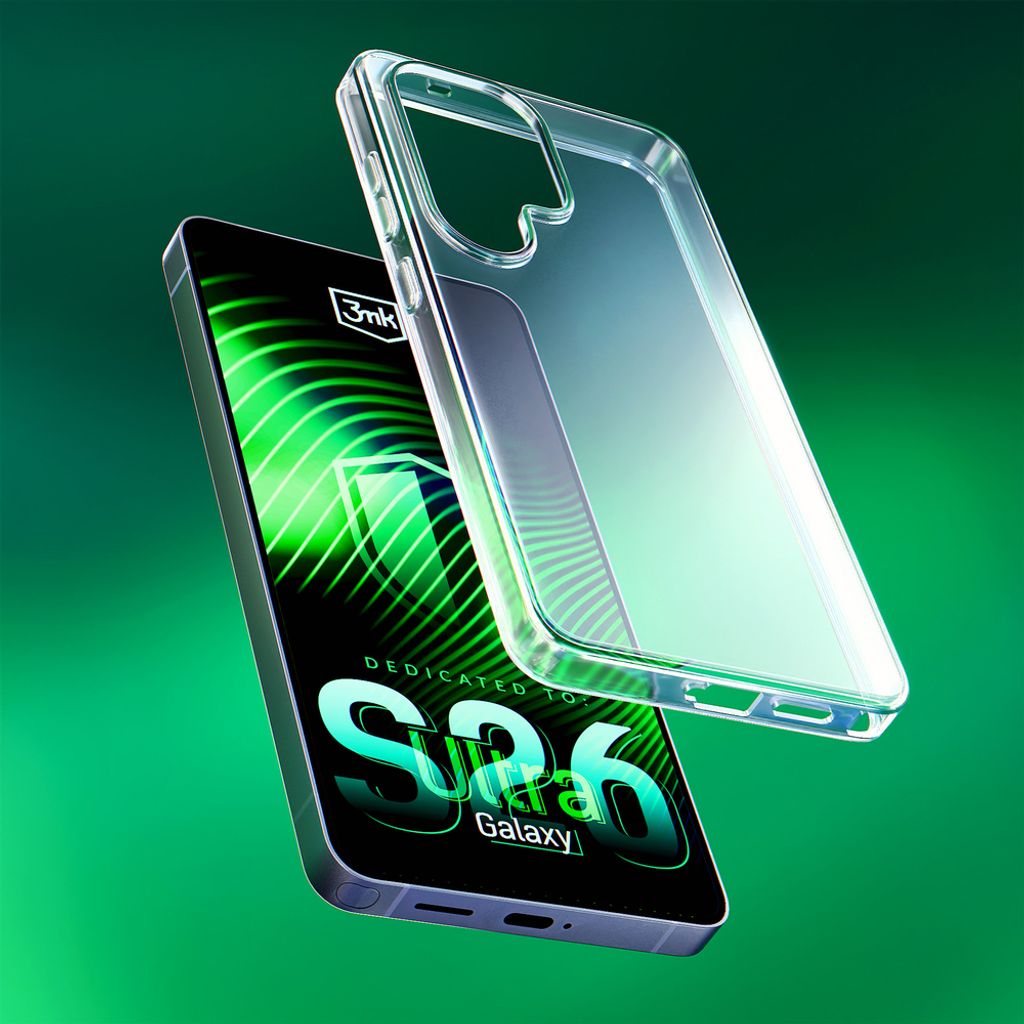 3mk Clear MagSafe Skal till Samsung Galaxy S26 Ultra - Transparent
