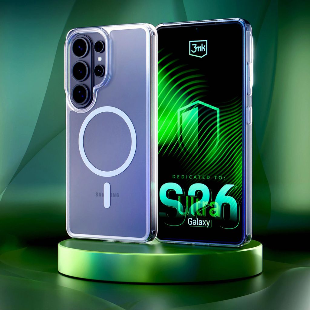 3mk Armor MagCase Skal till Samsung Galaxy S26 Ultra - Transparent