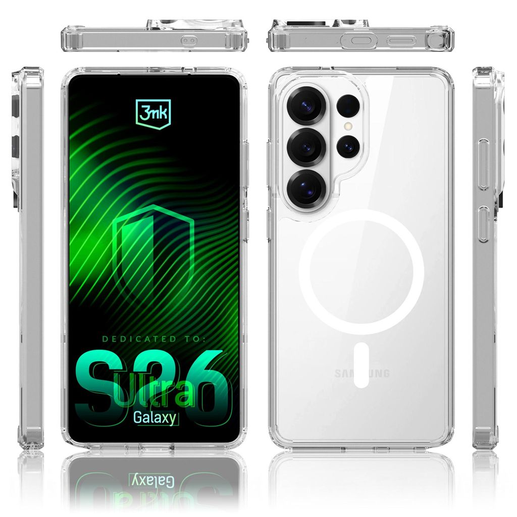 3mk Armor MagCase Skal till Samsung Galaxy S26 Ultra - Transparent
