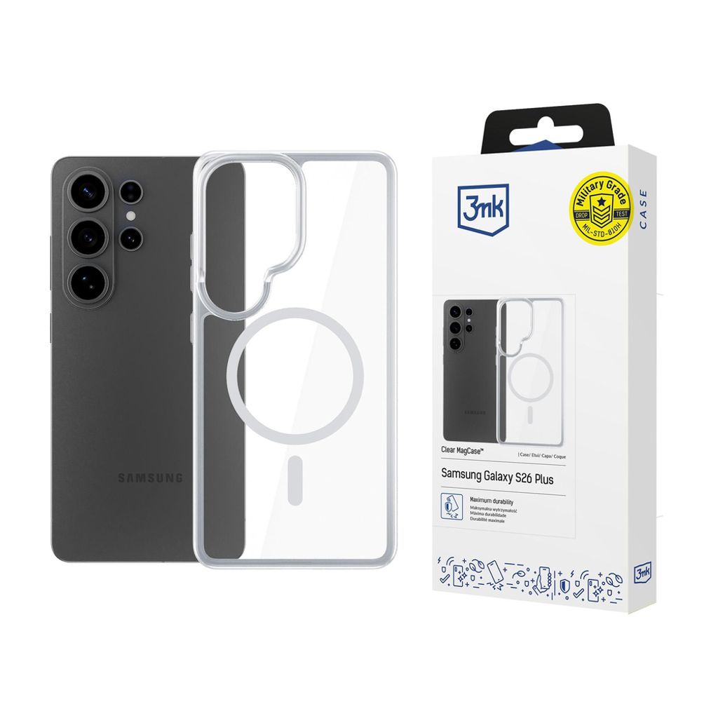 3mk Armor MagCase Skal till Samsung Galaxy S26 Ultra - Transparent