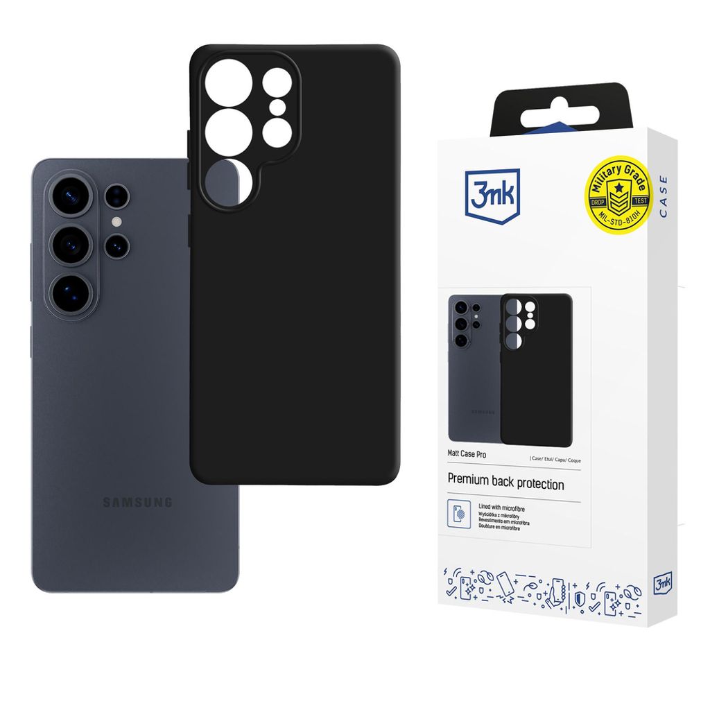 3mk Matt Pro Skal till Samsung Galaxy S26 Ultra - Matt Svart