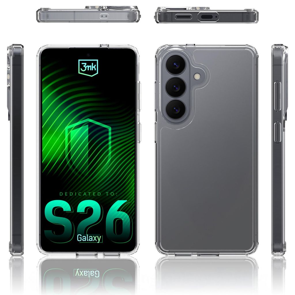 3mk Armor Cover til Samsung Galaxy S26 Pro - Gennemsigtig