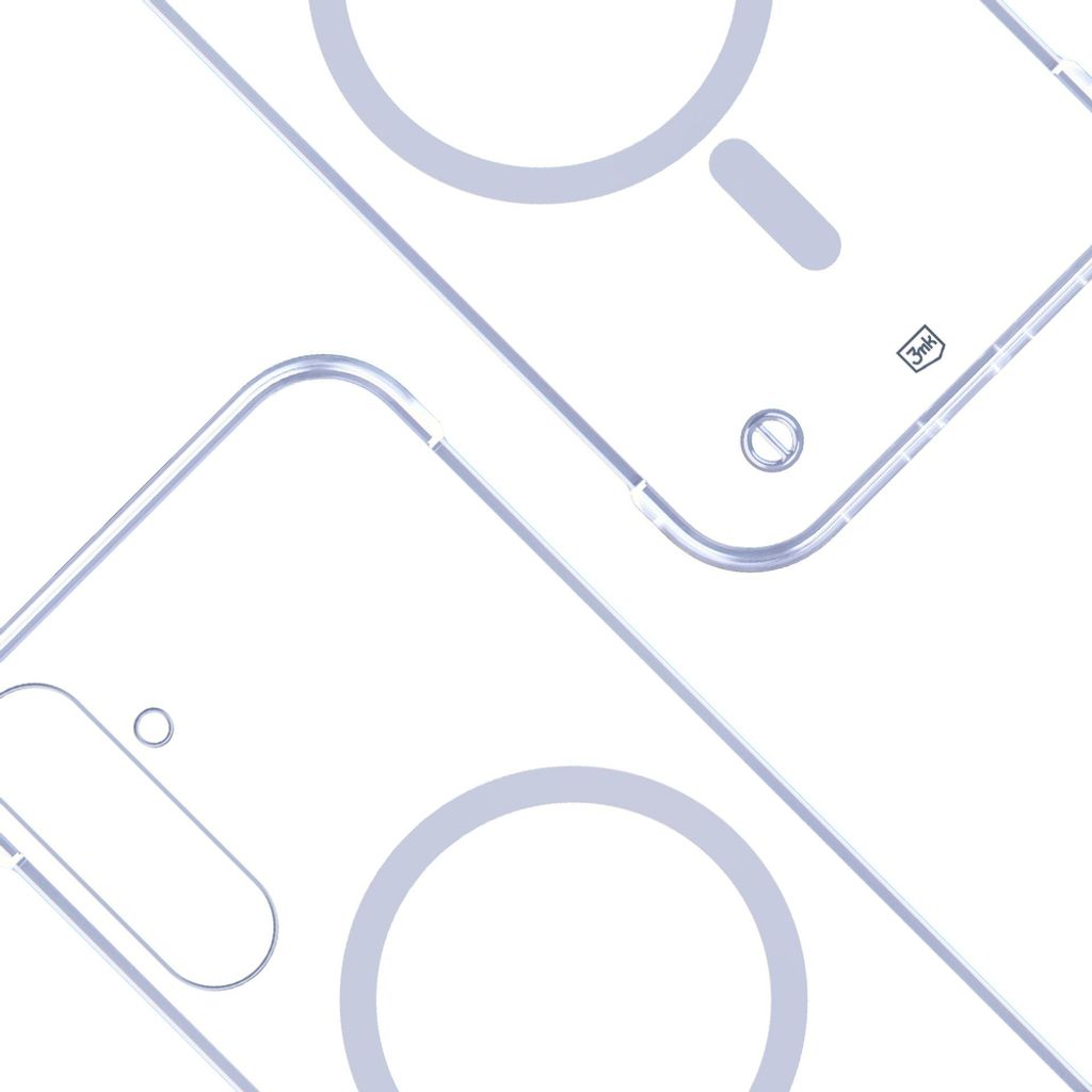 3mk Just20g MagSafe Skal till Samsung Galaxy S26 Plus - Transparent