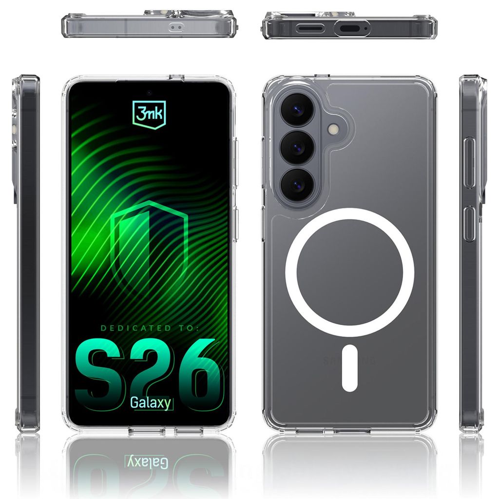 3mk Armor MagCase Cover til Samsung Galaxy S26 Pro - Gennemsigtig