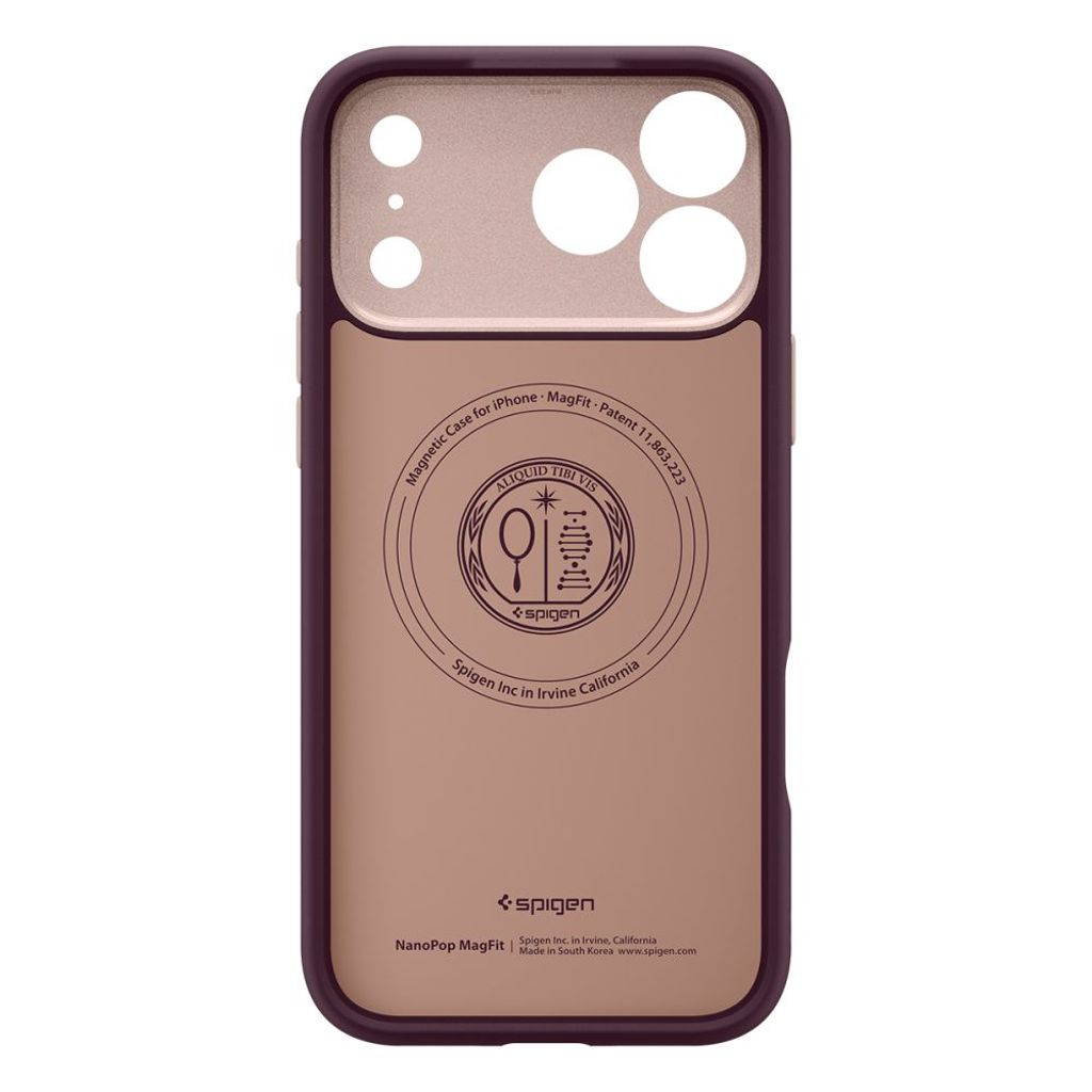Spigen Nano Pop MagSafe Cover til iPhone 17 Pro Max - Bourgogne