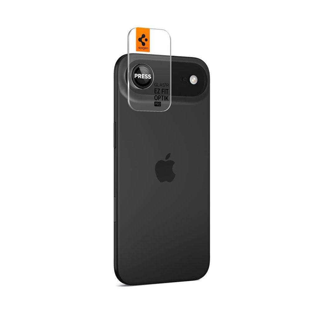Spigen iPhone Air Linsebeskyttelse Optik Pro Glas.tR EZ FIT 2-pak - Sort
