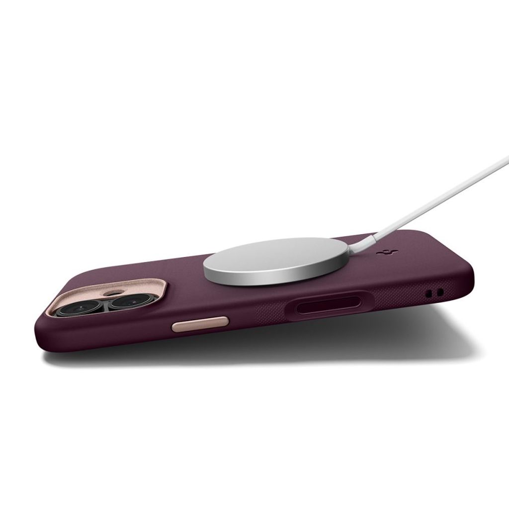 Spigen Nano Pop MagSafe Cover til iPhone 17 - Bourgogne