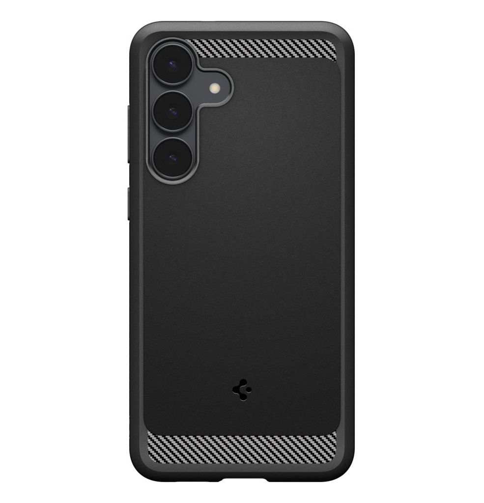 Spigen Rugged Armor Deksel til Samsung Galaxy S25 FE - Matt Svart