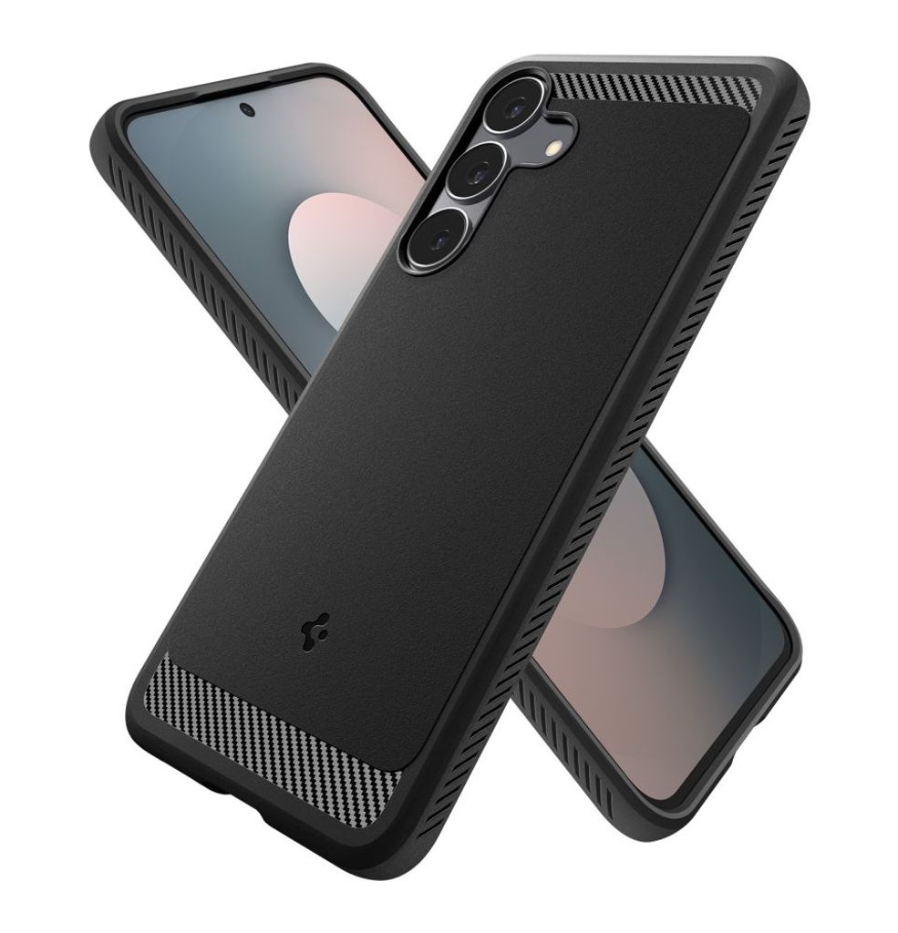 Spigen Rugged Armor Deksel til Samsung Galaxy S25 FE - Matt Svart